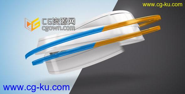 时尚丝带标志片头 Videohive Ribbons Logo Reveal 6594385 AE模板的图片1