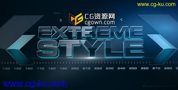 极端的运动风宣传 格电视广播 Videohive Extreme Style AE模板的图片1