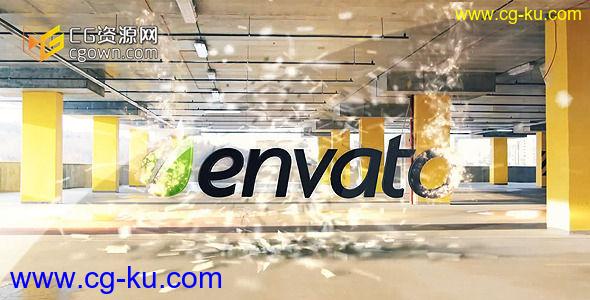 龙卷风能源 城市暴风粒子标志动画 Videohive Tornado Energy AE模板的图片1