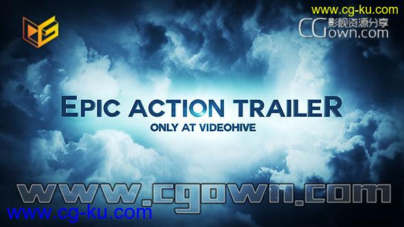 AE模板 大气企业公司宣传片 史诗动作预告片 Epic Action Trailer的图片1