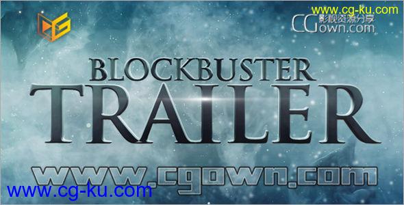 AE模板 电影预告片或好莱坞电影宣传片 Blockbuster Trailer 7的图片1