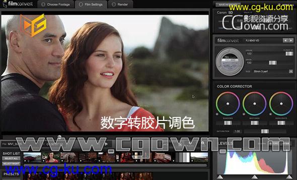 AVID数字转胶片插件 FilmConvert Pro AVX v1.0.2 for Avid Media Composer 7 or 8的图片1