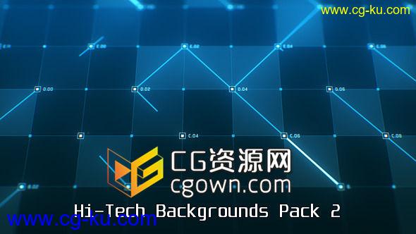 视频素材 高科技类背景视频素材 信息分析或数据流数码产品的图片1