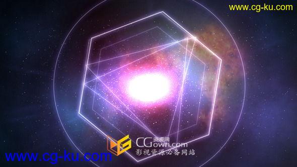 AE模板 宇宙银河时空穿越隧道穿梭天文学能源演绎标志动画片头的图片1