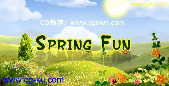 (VideoHive)快乐的春天Spring Fun AE模板的图片1