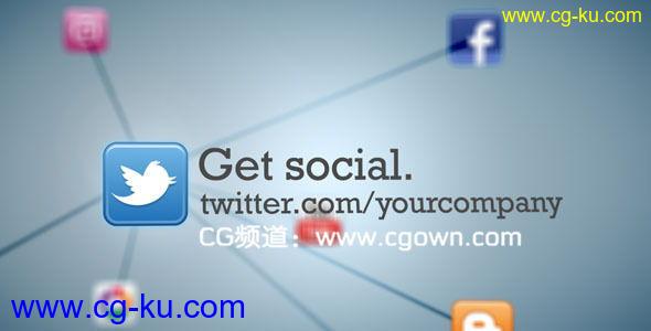 Video Hive – Social Media Network Animation(Get Social)的图片1