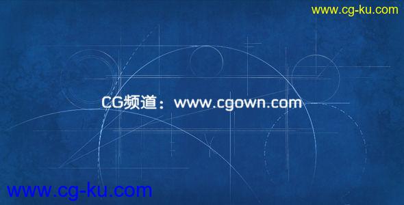 VideoHive – The Blueprint 图纸线条粉笔字风格的图片1