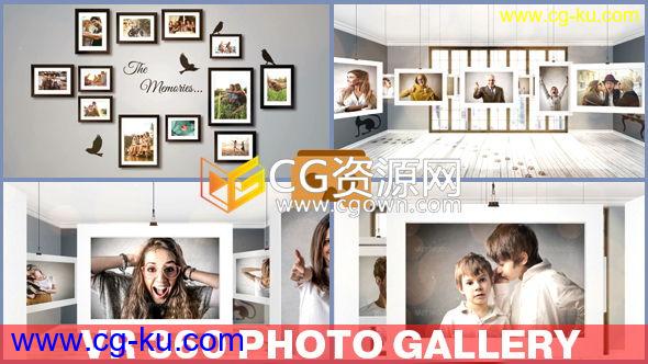 4K分辨率VR相册视频AE模板 悬挂照片360全景虚拟展示动画效果 免费下载的图片1