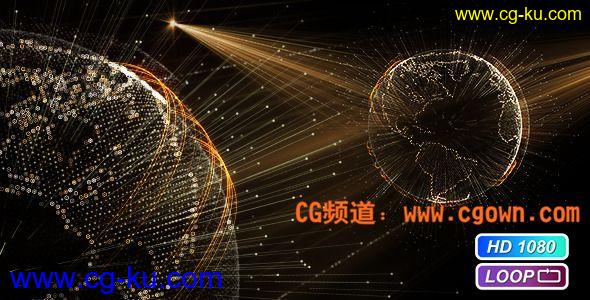 VideoHive – Cyber Earth Globe Hologram  数字化地球的图片1