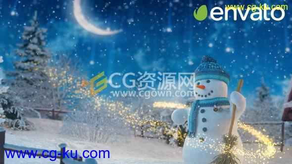 2017版圣诞节开场视频片头节日快乐揭幕战问候开门红 AE模板的图片1