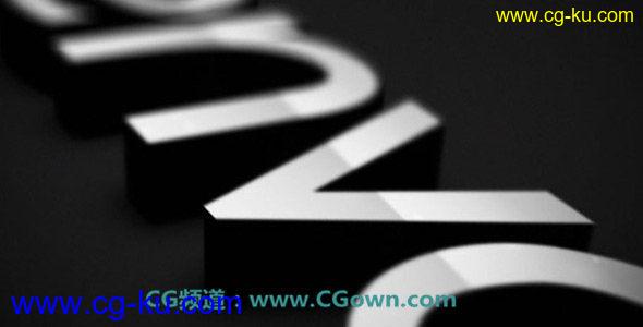 VideoHive – Elegant Extrusion AE挤出做3D文字的图片1