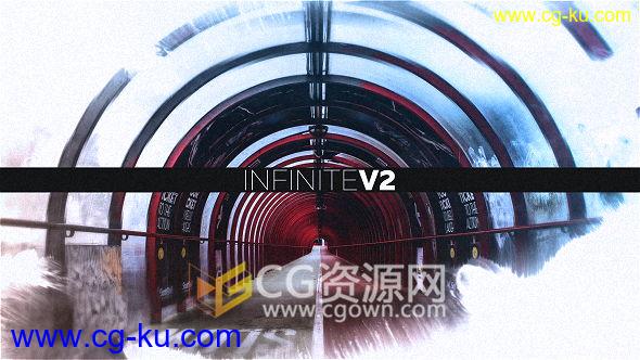 AE模板水墨扩散转场效果展示图片或视频大气宣传片制作工程 免费下载的图片1