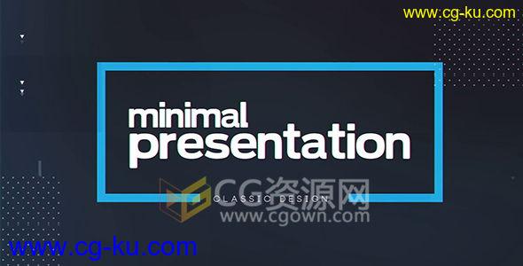 AE模板文字标题动画设计多用于企业或商务演示文稿视频 免费下载的图片1
