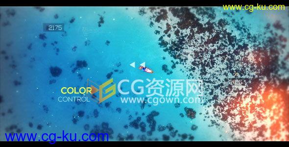 AE模板数字视差图片介绍故事宣传视频幻灯片制作工程 免费下载的图片1