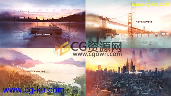 AE模板创意抽象切割转场展示图片大气宣传片视频制作工程 免费下载的图片1