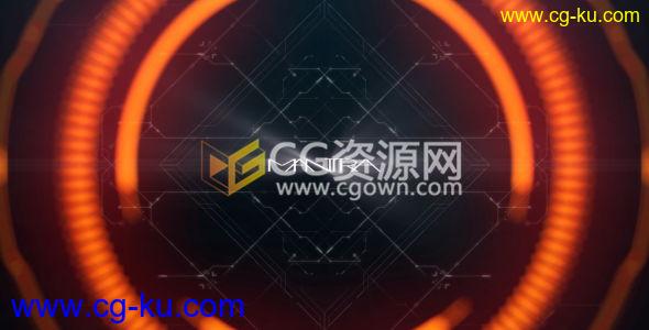 AE模板UX用户界面互动图形概念HUD屏幕元素动画转场素材的图片1