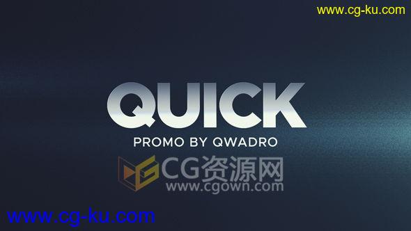 AE模板快速剪辑宣传片文字图片切换动态片头制作工程 免费下载的图片1