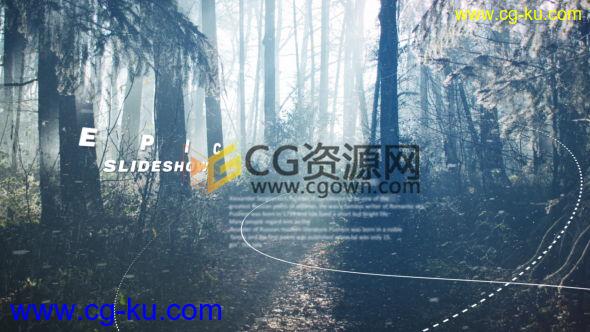AE模板带使用视频动感线条图形震撼视觉冲击图文宣传视频动画 免费下载的图片1
