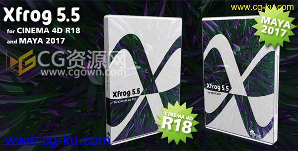 植物生长插件 Greenworks XFrog v5.5 支持 Maya 2017 Win/Mac的图片1