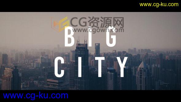 AE模板动感城市动态宣传片视频流行时尚生活方式 免费下载的图片1
