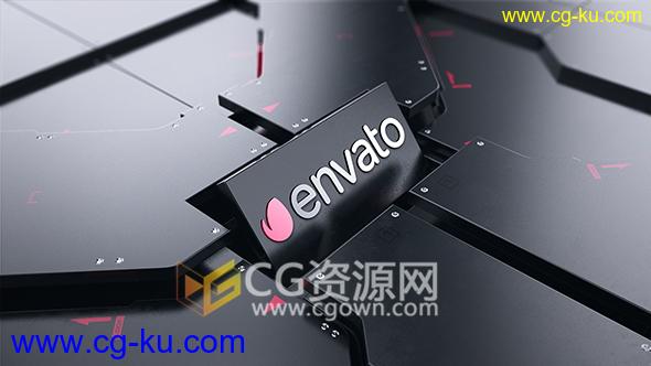 AE模板三维高科技标志演绎动画LOGO片头视频工程 免费下载的图片1