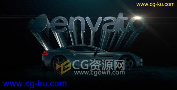 AE模板汽车频道媒体评测视频标志片头制作E3D工程变形LOGO动画 免费下载的图片1