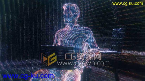 C4D学习教程 三维扫描HUD全息投影使用Sketch+Toon Cinema4D教程的图片1
