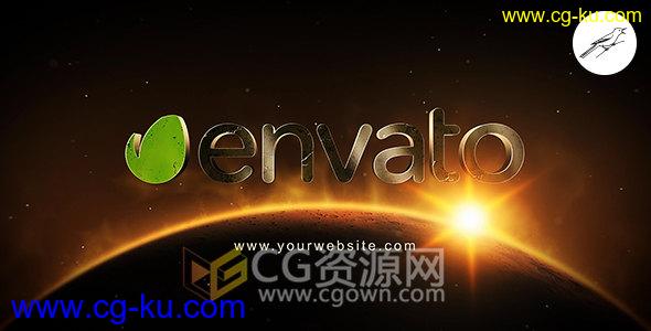 AE模板星球空间背光穿射演绎标志片头LOGO动画工程 免费下载的图片1