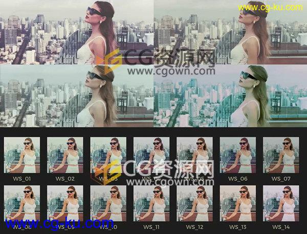 70 Color Grading Presets 5种分类AE颜色分级调色预设电影大片风格的图片1