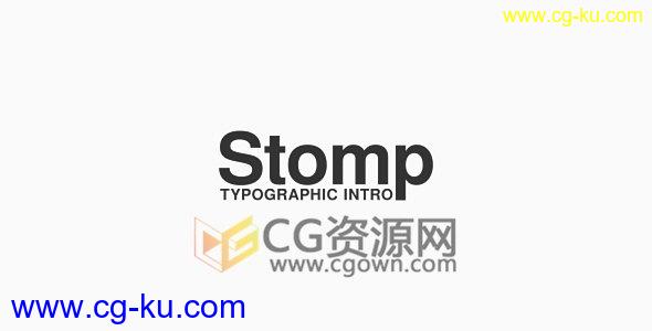 黑底白字或白底黑字节拍宣传标题动感动画效果AE模板的图片1