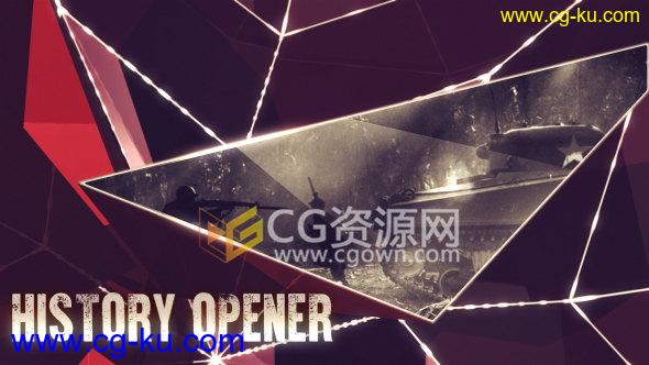 建党建国历史军事政府宣传视频制作工程AE模板免费下载的图片1