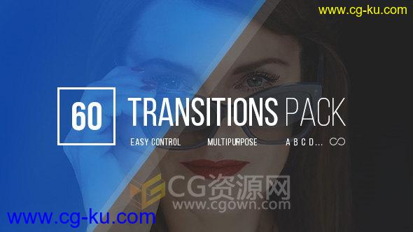 60组公司宣传片幻灯片视频转场效果图形动画工程AE模板的图片1