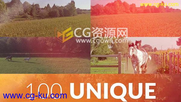 4K分辨率镜头漏光光效视频素材共78组文件下载的图片1