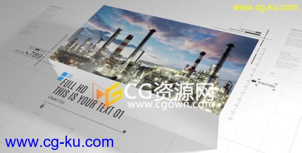 建筑企业工程科技公司历史宣传介绍图文片头视频包装-AE模板的图片1