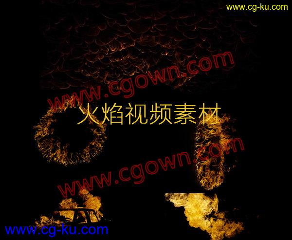 220+组实拍火焰燃烧地面火灾特效合成4K分辨率视频素材共15GB的图片1