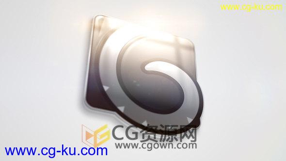 明亮闪亮3D标志简单光效效果LOGO片头动画-AE模板下载的图片1