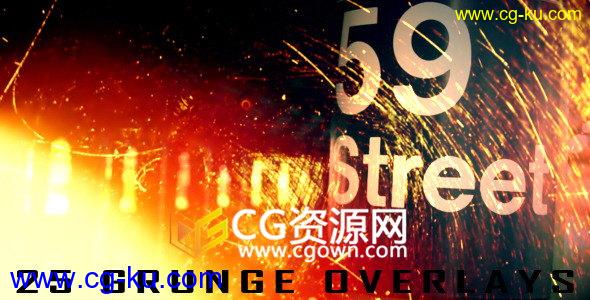 25组划痕污迹镜头漏光耀斑视频素材下载的图片1