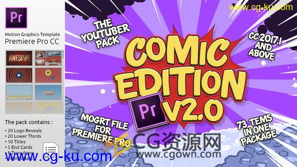 PR预设20标志动画30字幕条标题8种视频转场10条信息栏-Premiere模板的图片1