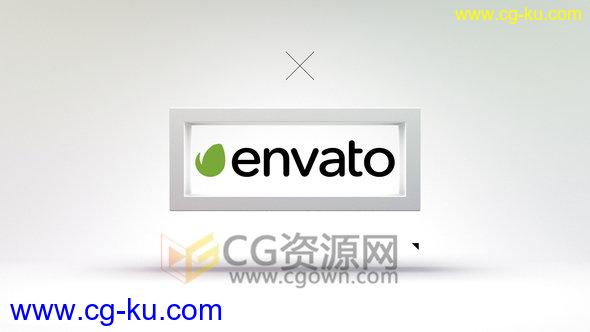 3D框边动画企业LOGO文字介绍动画效果片头-AE模板下载的图片1