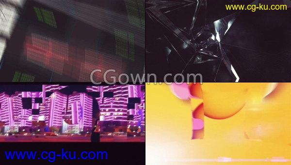 200+视频转场效果动画Transitions画面无缝过渡-AE模板下载的图片1