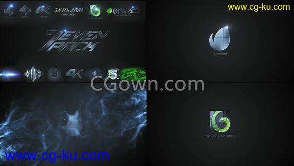4K分辨率金属粒子动画企业标志LOGO片头制作-AE模板下载的图片1