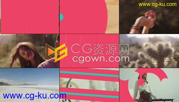 36种简约形状图形动画视频转场预设FCPX插件下载的图片1