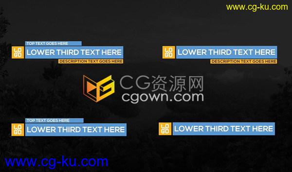 63组文字标题LOGO字幕条16图形元素动画22种转场效果FCPX插件下载的图片1