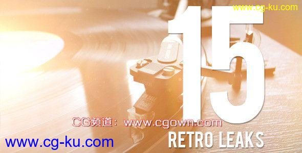 15种炫光素材转场Retro Leaks Transitions的图片1
