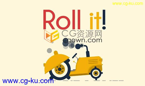 安装AE脚本Roll it! v1.2制作滚动效果MG动画工具下载的图片1