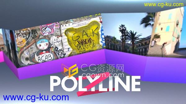 Polyline v1.2 Win/Mac AE插件制作三维样条多边形折线动画效果下载的图片1