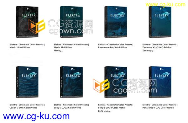 8套不同机器设备专业电影LUTs色彩预设包CUBE含PR/PS/FCPX/达芬奇使用教程的图片1
