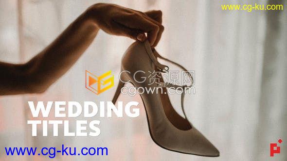 50组MOGRT婚礼视频字幕Wedding徽章文字标题动画效果-PR预设模板下载的图片1