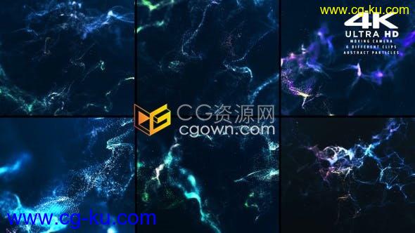 4K分辨率4096×2160华丽粒子Particles特效共6组视频素材下载的图片1