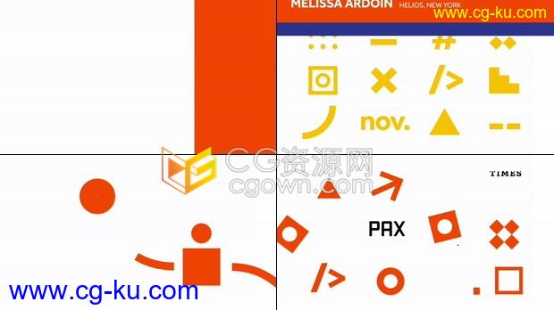 游戏玩家宣传视频制作符号图形元素节奏文字动画效果-AE模板免费下载的图片1